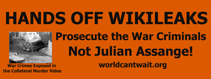 Prosecute War Criminals Not Julian Assange!